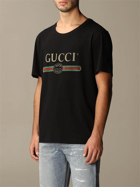 gucci t shirt black men|gucci boutique shirt.